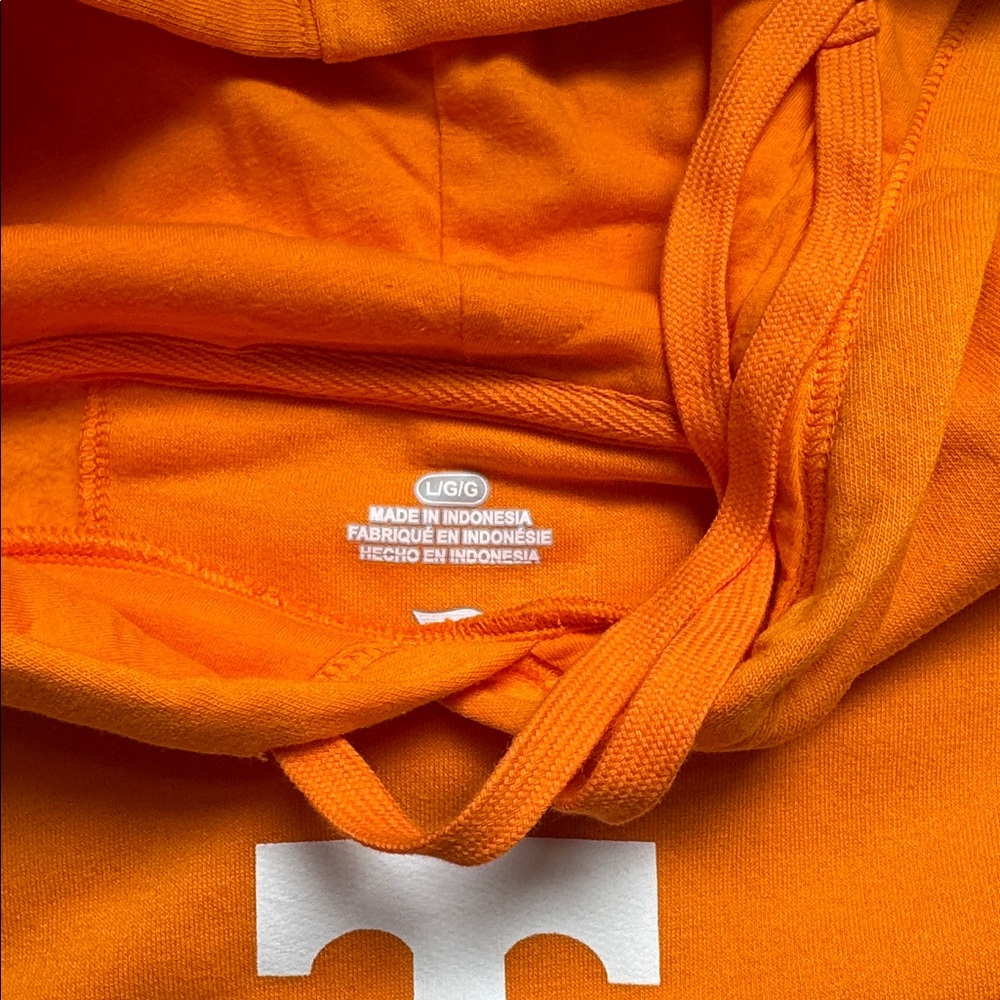 🆕 Men’s Fanatics Orange Tennessee Volunteers Hoodie Sweatshirt - Size L * NWT * - Picture 3 of 4